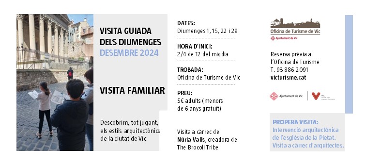 Visita els estils arquitectònics de la ciutat de Vic